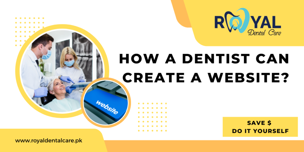 How a dentist can create a website?